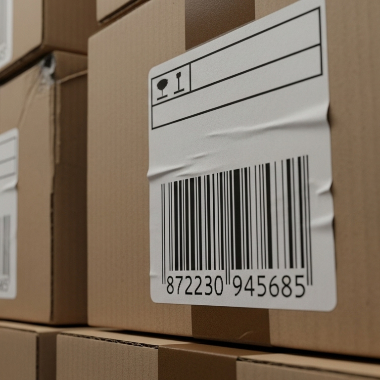Kod kreskowy na opakowaniu wykorzystywany do identyfikacji produktu